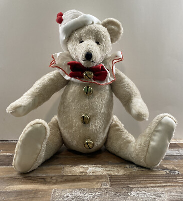 Mark Roberts Collection White Christmas Teddy Bear 14