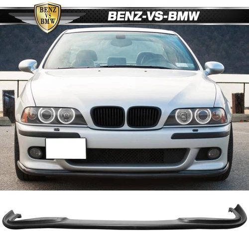 Fit 96-03 BMW E39 5 Series H Style Front Bumper Lip For Aftermarket M Bumpers