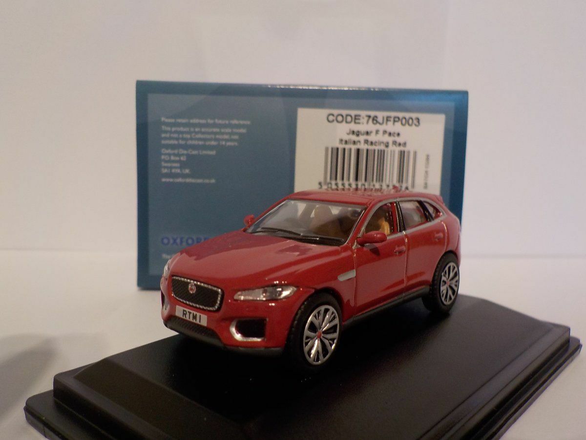 Jaguar F Pace, Racing Red. 1/76 Oxford Diecast 76JFP003
