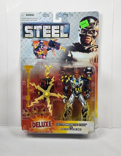 1997 Steel Electromagnetic Figure with Capture Snare Kenner NIP Shaquille O'Neal - Bild 8 von 9
