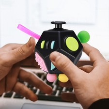 Fidget Cube Galaxy Camo Camouflage Stress Relief Focus Desk Toy Gift Adults Kid For Sale Online Ebay