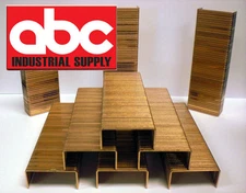 NEW Copper Carton Closing Staples A5/8 Box Closer 2,000 Count 1 3/8 X 5/8