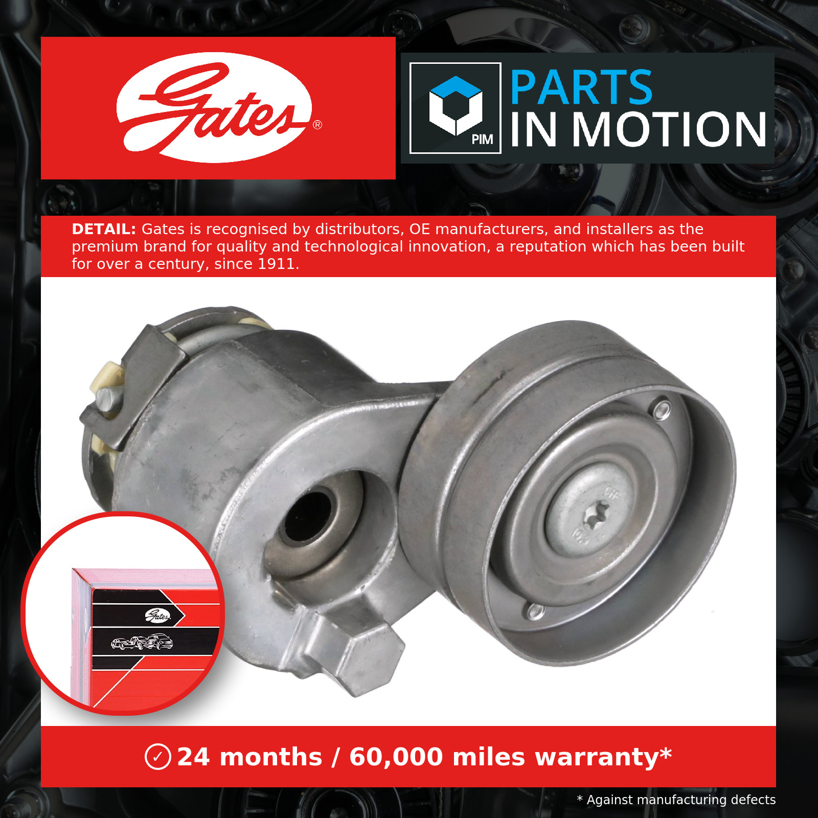 ✅Fits GATES T38482 BELT TENSIONER V-RIBBED BELT ⭐UK Seller⭐ - Image 22