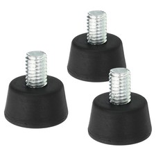 Universal 3/8" x 1.3" Rubber Tripod Feet, 3 Pack Anti-Slip Tripod Replacement