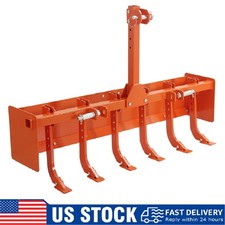 55" Box Blade for Tractor Heavy-Duty 3 Point Hitch Box Scraper For Cat 0 & Cat 1
