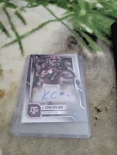2025 Bowman U Chrome KC Conception Prospect Auto 1st Bowman Texas A&M