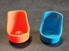 Vintage Kenner Tiny Tots Family Tree House 2 Chairs Blue Orange 1977