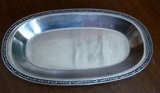 Vintage Oneida 18/8 Stainless Steel Oval Serving Dish Tray Platter