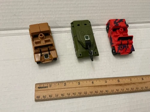 Vintage G1 Transformers Figure Lot Hasbro 1980s Autobots Japan Combaticons Brawl