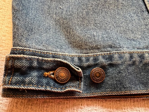 Vintage Levi’s Trucker Jacket 70507-4890 Men’s XL Blue Denim Made in USA 80s 90s by Levi's, Size XL, $88 - Photo 8