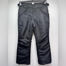 Girl  s Black Snow Ski Pants Sears Roebuck  Co. Adjustable Waist Insulated 10/12