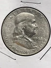 1962D Franklin Half Dollar 90% Silver Good+ #86.