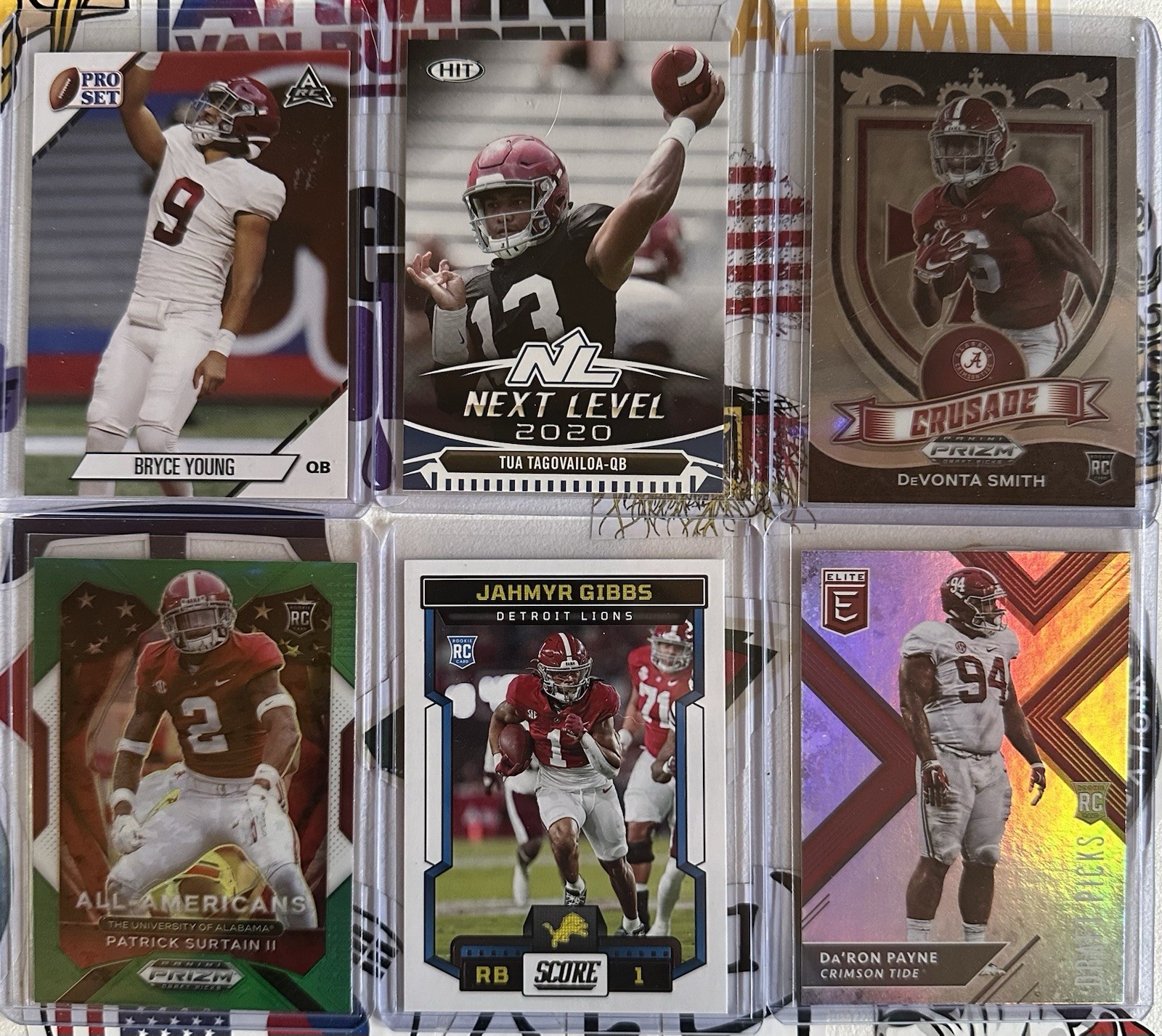 Alabama Crimson Tide Rookie Lot(12 cards)