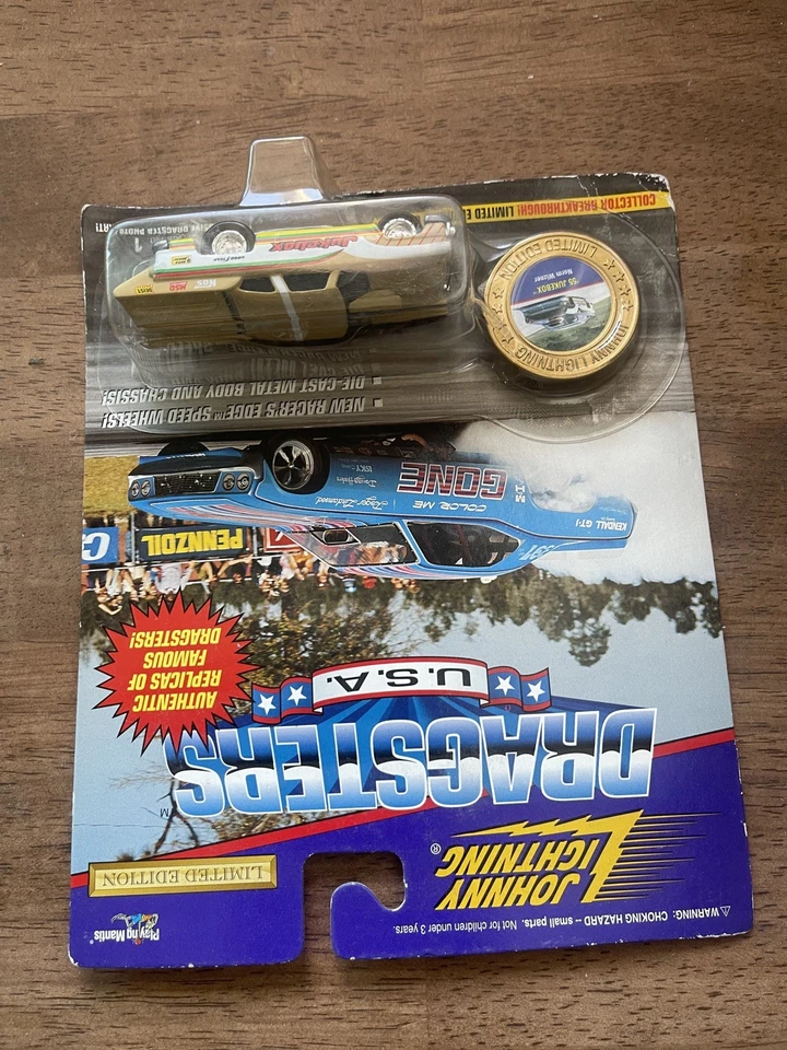 1995 Johnny Lightning драгстеры США NORMAL WIZNER музыкальный автомат 55 Chevy желтовато-коричневый 1 1/64 - Изображение 2 из 4