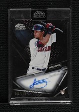 2021 Topps Chrome Black Chrome Black Auto Andres Gimenez #CBA-AG Auto 15sd