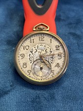 Elgin 12 size Pocket Watch for parts or Repair Lot 63D