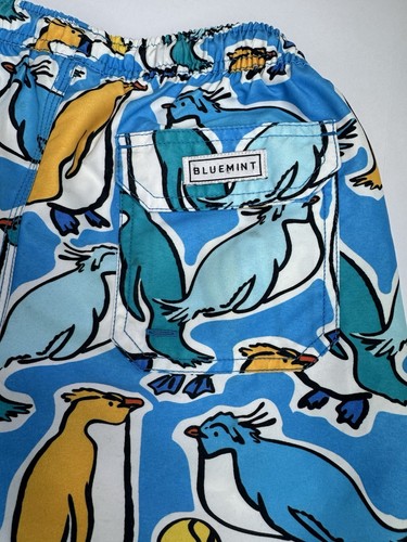 BLUEMINT Arthus Boys Blithe Penguin Swim Trunks Size 12-13Y - Picture 6 of 6