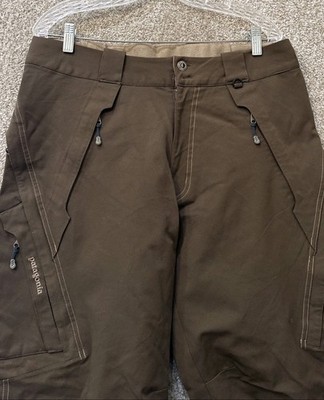 Patagonia Rubicon H2NO Mens Size 34 Brown Ski Snowboard Pants