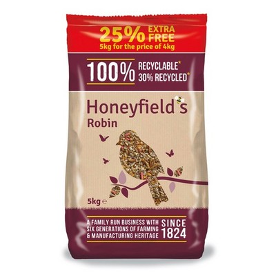 Wildvogelfutter für kleine Vögel - Rotkehlchen Mix, geschrotet 5 kg (1er Pack) 