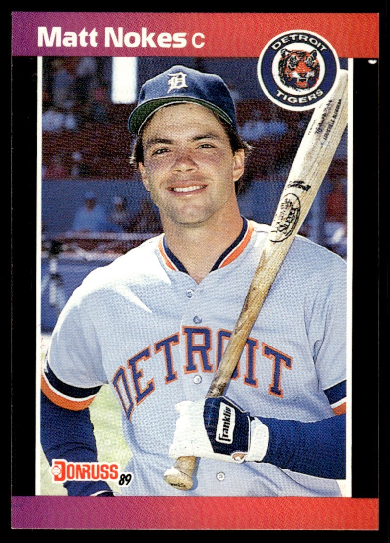 1989 Donruss Matt Nokes Detroit Tigers #116 18120