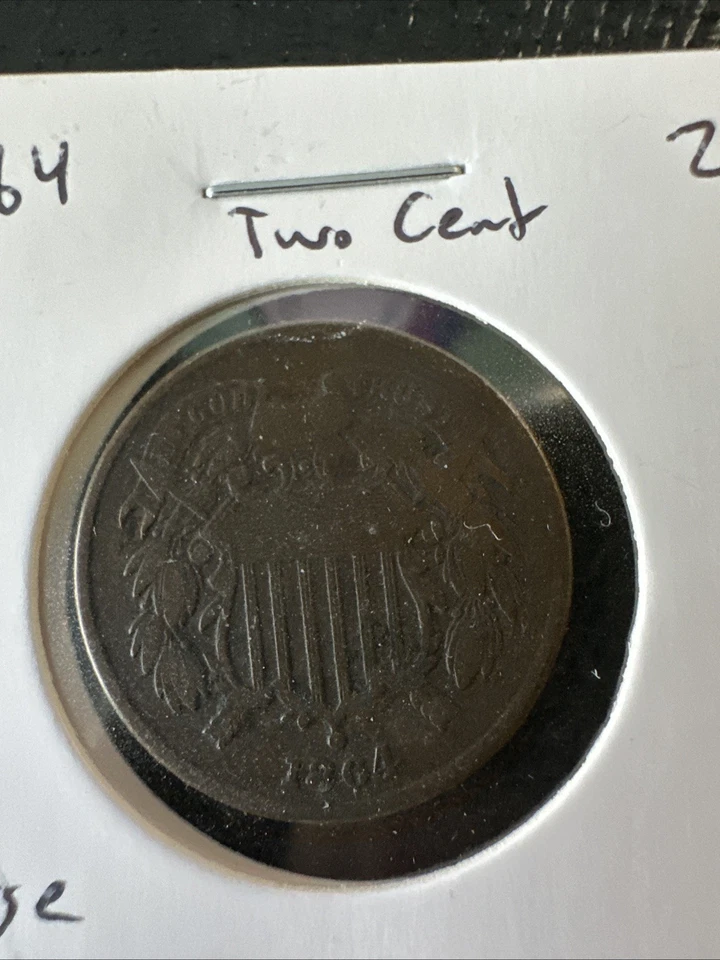 1864 2C Large Motto BN - Image 2 of 3