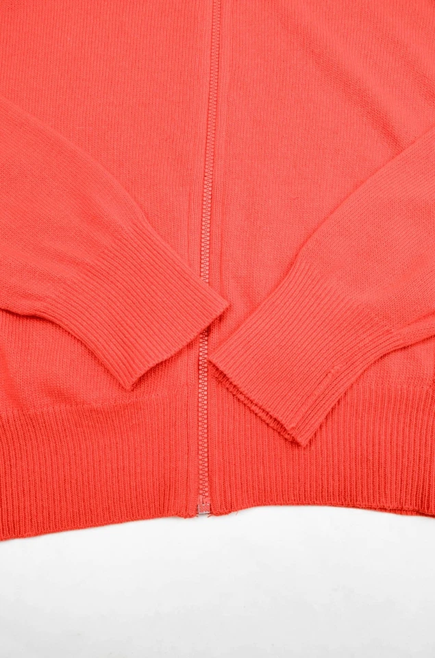 Cárdigan Fedeli rojo cachemir con cremallera - Hecho en Italia - Talla IT50 - Imagen 3 de 4