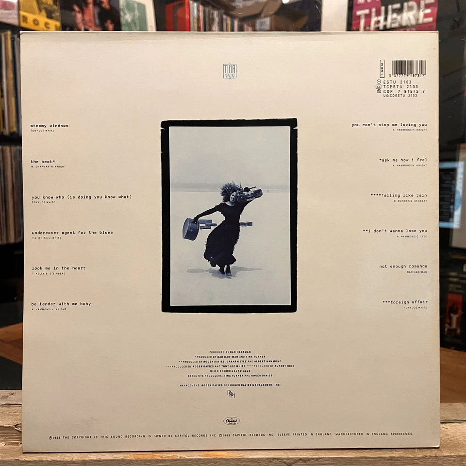 [ROCK/POP/SOUL]~EXC LP~TINA TURNER~Foreign Affair~{1989~CAPITOL~Issue]~UK IMPORT - Image 2 of 4