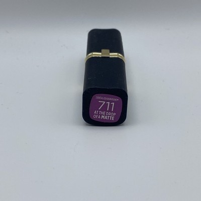 LOREAL Colour Riche MATTE Lipstick  711 At The Drop Of A Matte RARE DISCONTINUED