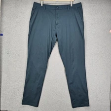 Rhone Commuter Pants Mens 40 Green Slim Fit Chino Performance Golf 100036