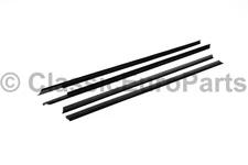 Door window outer inner felt scraper seal weatherstrips for BMW E30 Late Coupe