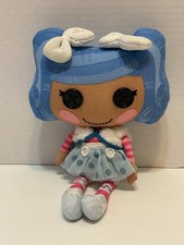 Lalaloopsy Doll Blue Hair Mittens Fluff N Stuff Cloth 9" Button Eyes Stitch