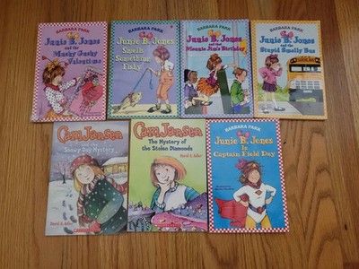 Lot Of 7 Cam Jansen & Junie B. Jones MIX FOR YOUNG CHILDREN & ELEMENTARY GRADE