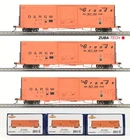 Athearn 3x ATHG26815 Box Cars D&RGW H0 GS with Original Packaging