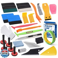 NEWISHTOOL Pro Vinyl Wraps Applicator Tool Kit Window Tint Film C