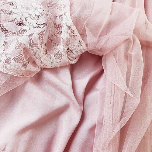 Damen Lolita Netz Rock Tüll Spitze Plissiert Midi Kleid A-Linien Hohe Taille - Bild 11 von 15