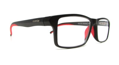 Ironman Full Rim Black & Red Reading Glasses w/ Case IM2000 BLK Choose Diopter