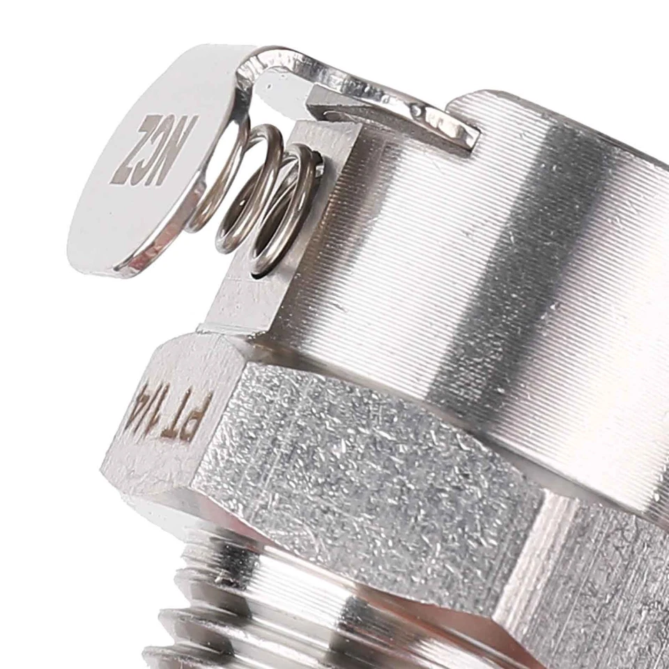 Triumph Benzin Pumpe Kupplung Schnellverbinder Benzinleitung Connector BSPT 1/4 - Bild 2 von 4