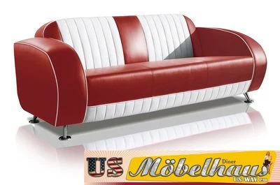 Sofa Designer Style Fifties G63 Bel Air Sessel Retro USA Années 50 - Photo 1/4