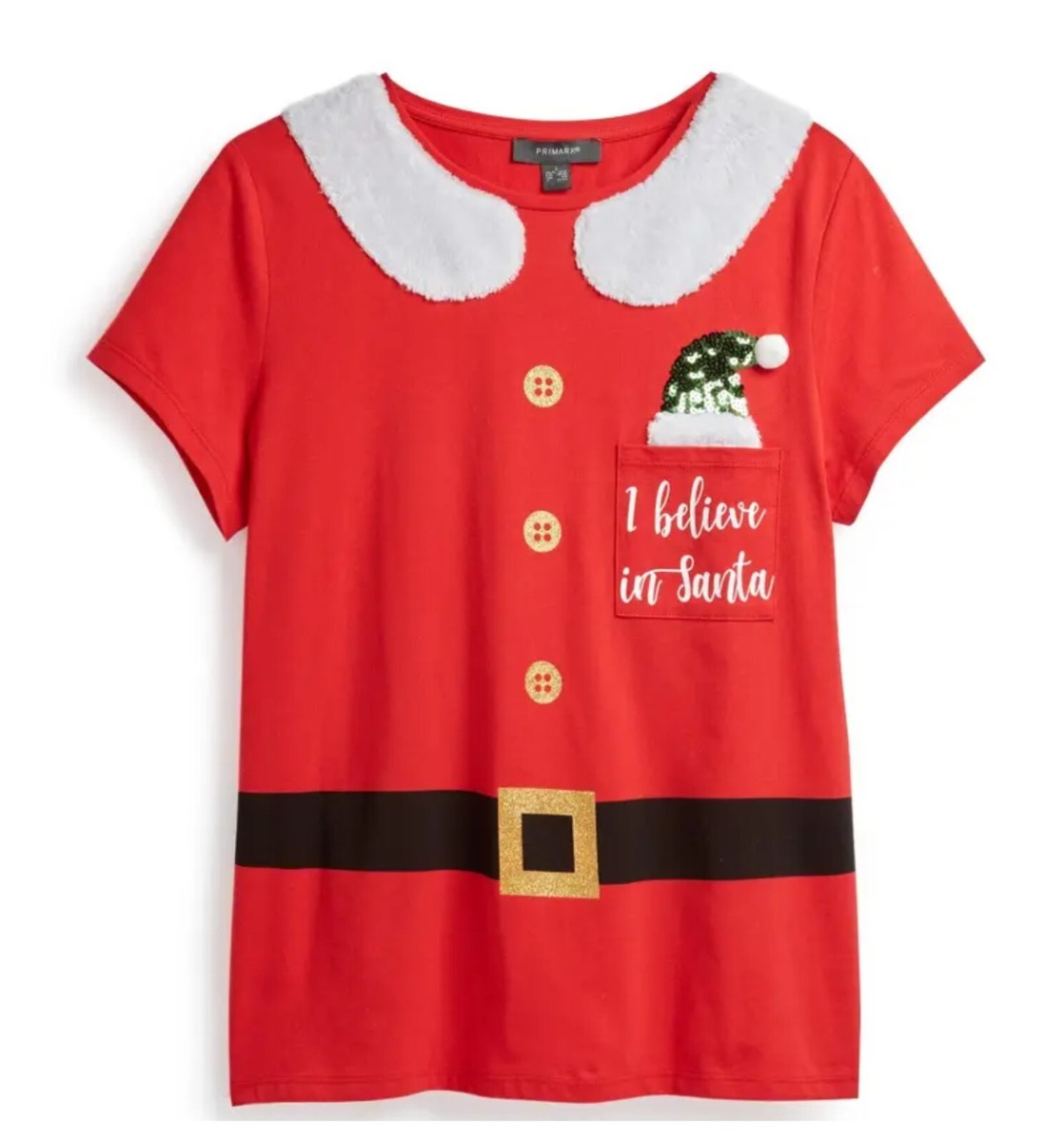 Women's Christmas Tshirt Soft Ladies Short Sleeve Top Xmas Party