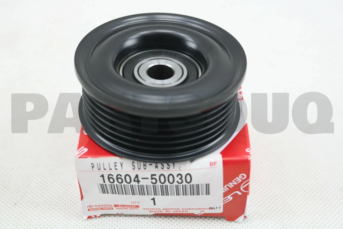 1660450030 Genuine Toyota PULLEY SUB-ASSY, IDLER, NO.2 16604-50030  