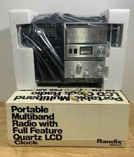 Vintage RANDIX Radio AM/FM MB5557 (RARE FIND) New In Box W/ Orig. Ear Bud