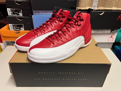 gym red 12s size 13