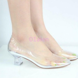 clear heels prom