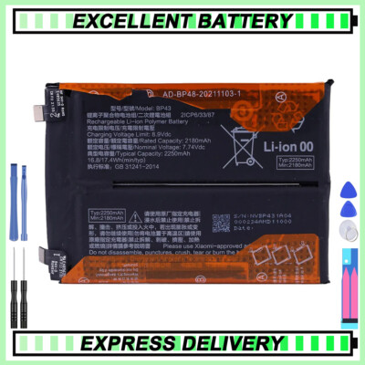Battery BP43 4500mAh For Xiaomi Mi Mix 4 Mix4 Smart Phone Replacement Batteries