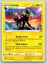 Luxray 051/172 Rare Brilliant Stars Pokemon Card - NM