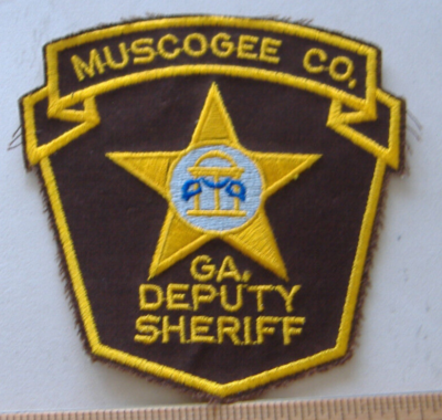 MUSCOGEE COUNTY SHERIFF DEPT GEORGIA FABRIC PATCH | eBay