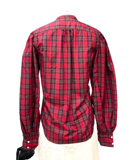 Polo Ralph Lauren Women’s Bishop-Sleeve Shirt Puff Red Plaid - Image 3 of 3