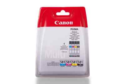 Canon CLI-581 / 2103C004 / 2103C005 Tinten Sparset schwarz, cyan, magenta, gelb 