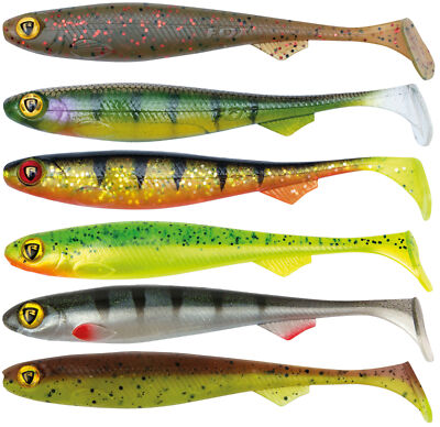 Fox Rage Slick Shad 13cm  - 4 Gummifische, Kunstköder, Raubfischköder, Köder