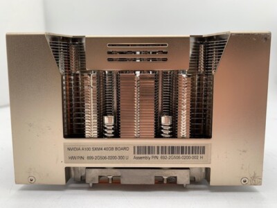 NVIDIA TESLA A100 SXM4 ** HEATSINK ** 699-2G506-0200-300 / 692